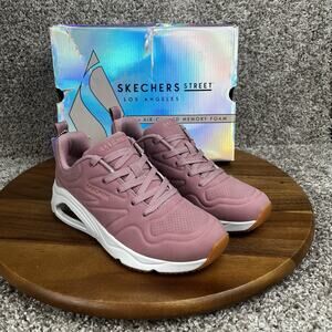Skechers Women's Tres Air Uno Ah-Mazing Size 5 Rose Casual Shoes Sneakers